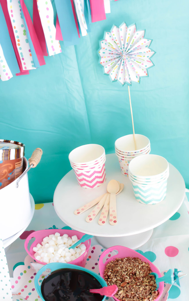 Ice Cream Party Bowls- See more ice cream party ideas on B. Lovely Events