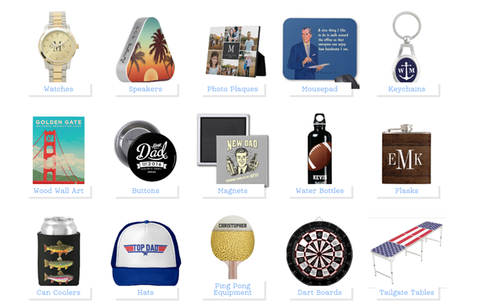 Loving these Father's Day gifts from zazzle