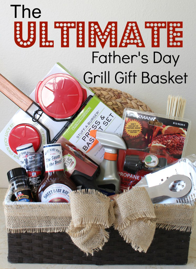 The-Ultimate-Fathers-Day-Grill-Gift-Basket -See more Grillin Father's Day Ideas On B. Lovely Events!