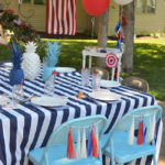 4th Of July Celebration Table Setting See All Of The Lovely Party Details on B. Lovely Events!