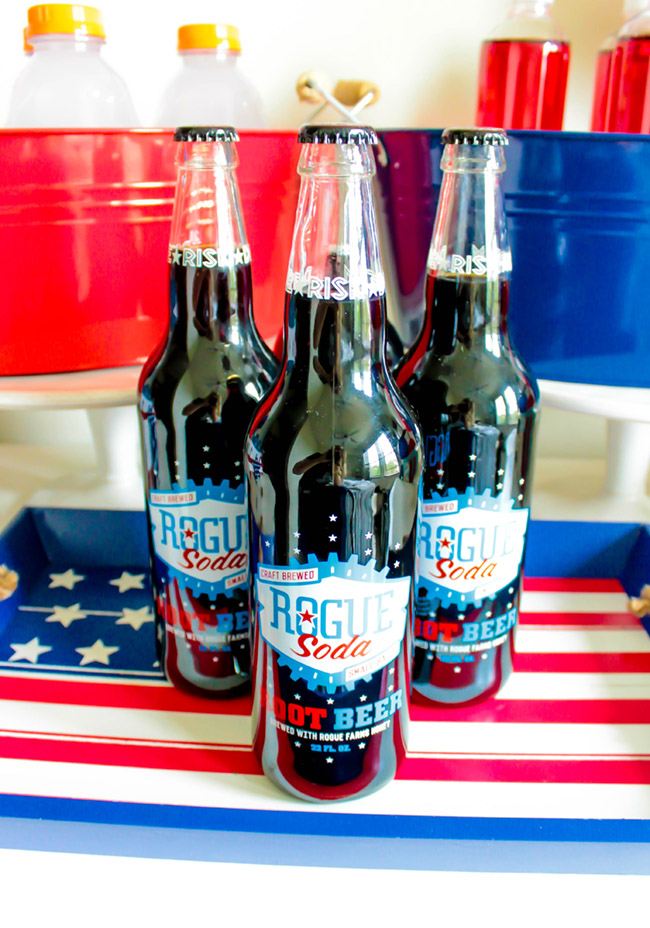 4th Of July Root Beer! - See the WHole 4th Of July Drink Bar on B. Lovely Events