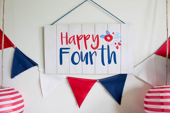 4th Of July Sign- See more of the 4th of July Party on B. Lovely Events