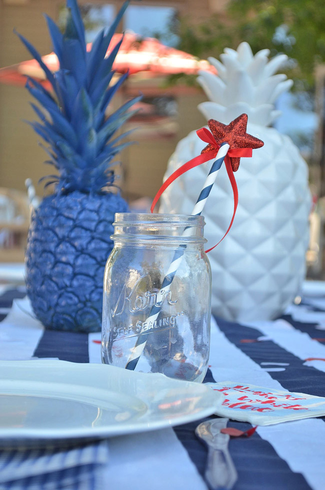 Fun 4th Of July Drinks -See All Of The Lovely Party Details on B. Lovely Events!