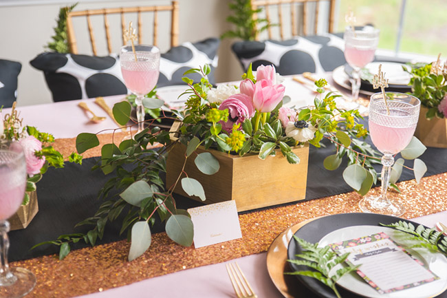 Gorgeous Floral Baby Shower Centerpiece