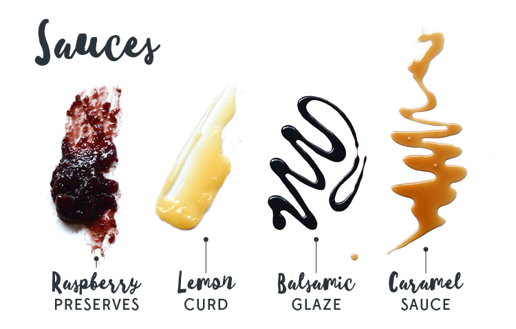 Ice cream sundae sauces