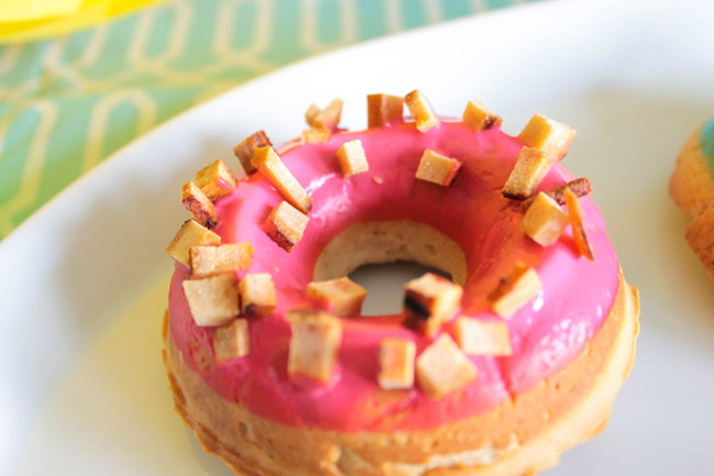 Treat Topped Dog Donuts- Get the recipe from B. Lovely Events