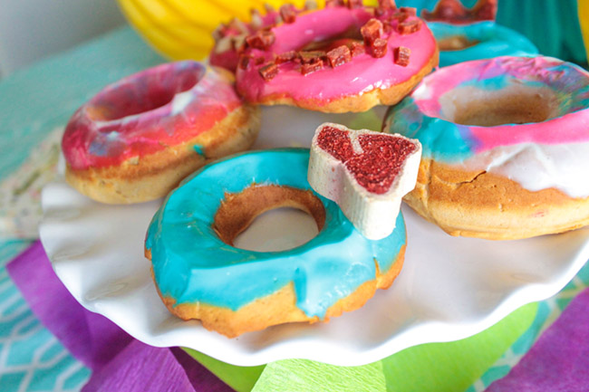 Treat topped Dog Donuts! - Get the recipe from B. Lovely Events