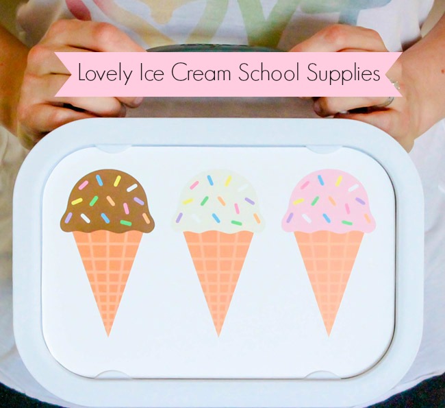 Ice Cream Lunch Box- See More On B. Lovely Events!