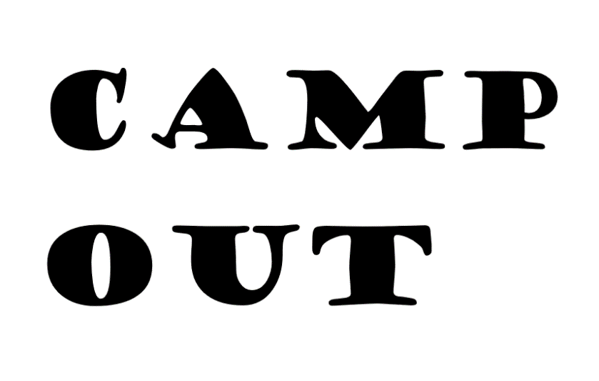 camp out cricut project