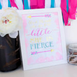 diy-she-is-fierce-gold-foil-sign