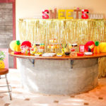 Sweets Bar At Flamingo Party