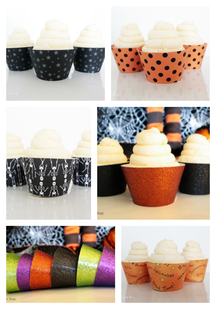 Halloween Cupcake Wrappers On B. Lovely Events!