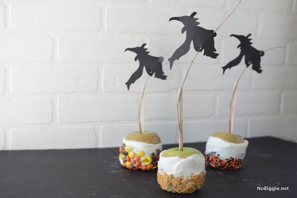 Halloween Silhouette Candy apples