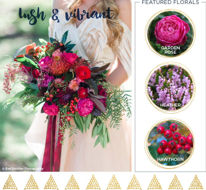 Lush And Vibrant Fall Wedding Bouquet