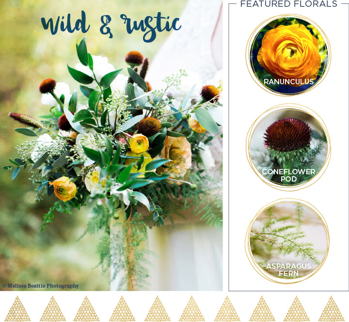 Wild and rustic Wedding Bouquet