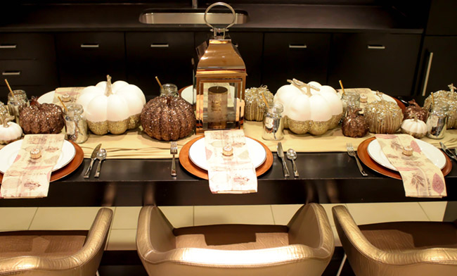 Beautiful Fall Thanksgiving Tablescape- B. Lovely Events