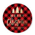 Buffalo Plaid Christmas Stickers- Cute-- See More Buffalo Check Ideas on B. Lovely Events
