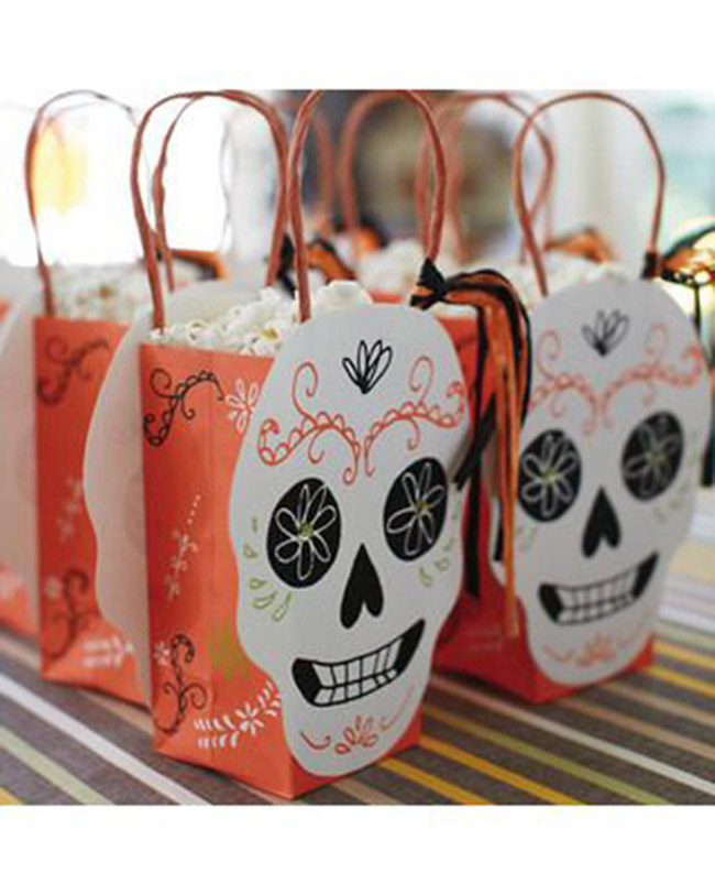 dia de los muertos favor bags- see more day of the dead ideas on B. Lovely Events