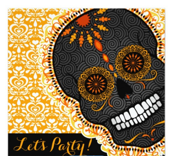 dia de los muertos invitations- See more ideas on B. Lovely Events