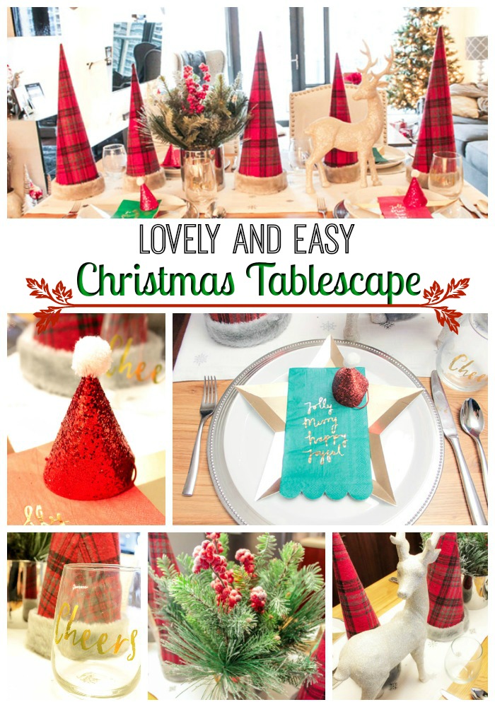 Lovely and easy Christmas tablescape- B. Lovely Events