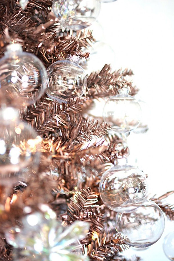 Rose Gold Christmas Tree- SO Lovely!