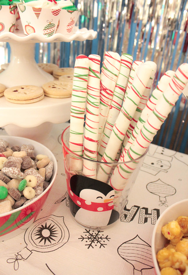 Winter Holiday Party On The Fly On The Cheap Pretzels - B. Lovely Events