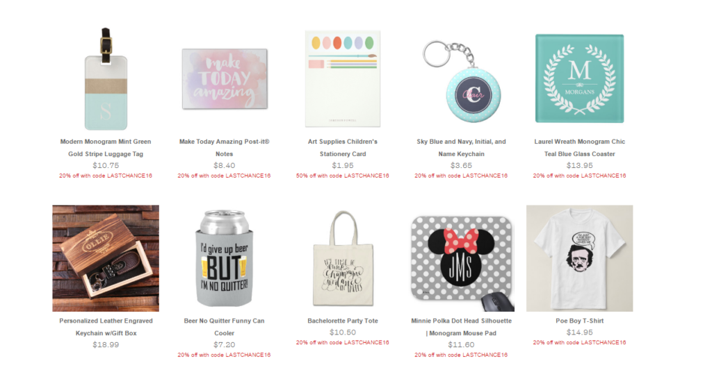 Zazzle Christmas Gifts