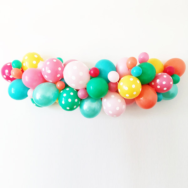 Fun Balloon Garland- And it's a kit! - See why they are our new obsession on B. Lovely Events