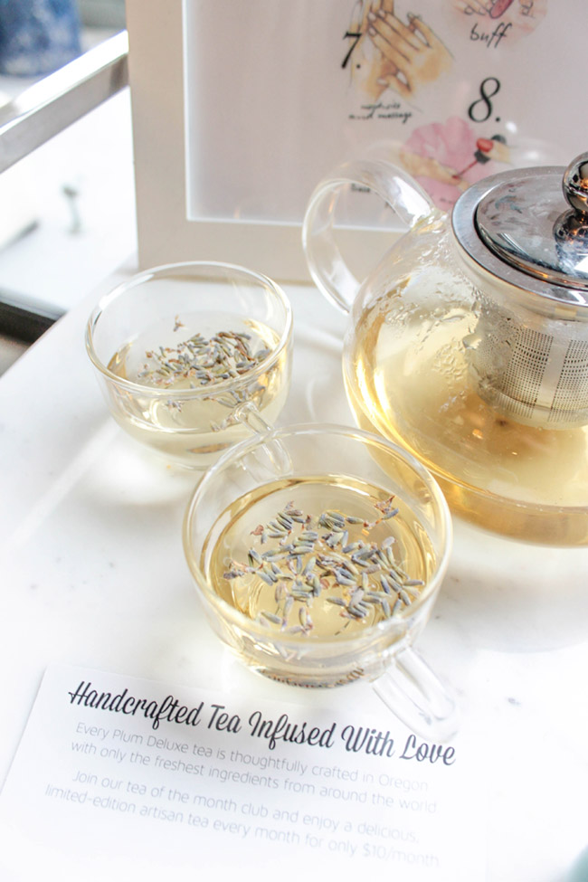 Home Spa Day Tea Party- Herbal blend tea party- B. Lovely Events