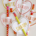 Pencil Valentine's Day Cards!- See all of the lovely Pencil Valentine's Day Cards on B. Lovely Events