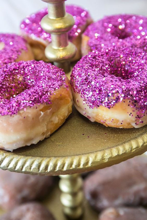 Purple Glitter Mardi Gras Donuts- See More Mardi Gras Ideas On B. Lovely Events