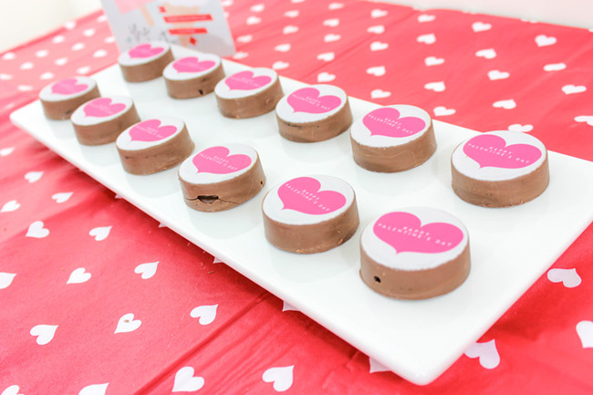 Valentines day oreos with zazzle