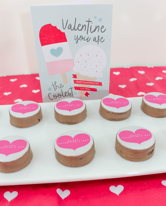 Valentines day treats and cards