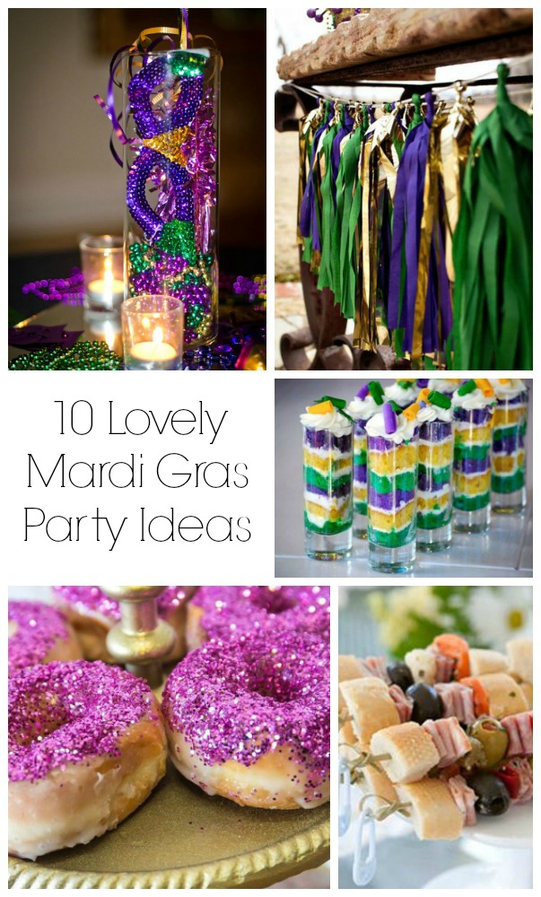 10 Lovely Mardi Gras Party Ideas! - B. Lovely Events