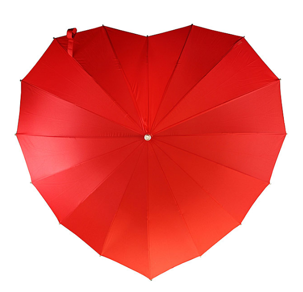 Bridesmaid Gift Ideas- Heart Umbrella - so cute!