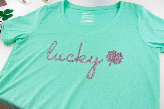 DIY Lucky Shirt for St. Patrick's Day -B. Lovely Events
