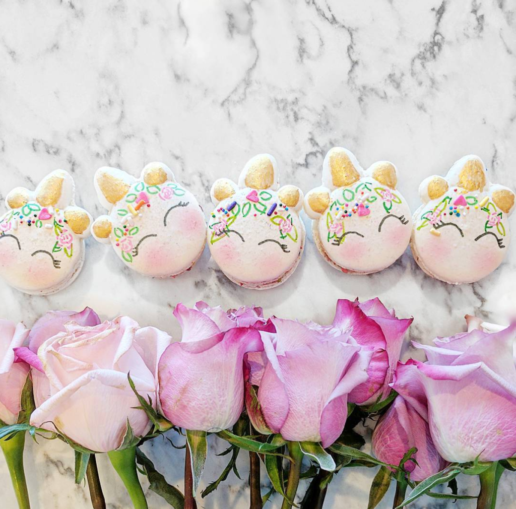 Unicorn Party Macaroons- See more lovely Unicorn Party ideas on B. Lovely Events