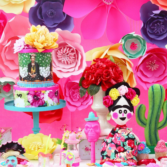 Day of the dead Fiesta Cake- See more fiesta cake ideas on B. Lovely Events