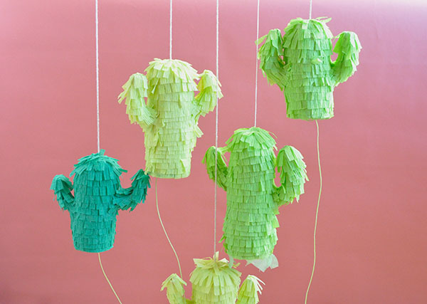 Mini Cactus Pinatas!! - See Lovely & Fun Cactus Ideas on B. Lovely Events