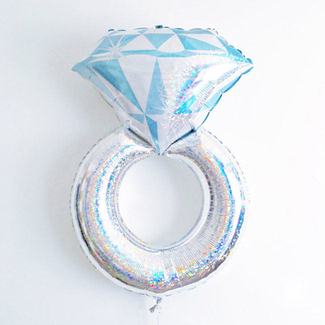 Holographic Balloon party ideas - See more iridescent hologram party ideas on B. Lovely Events