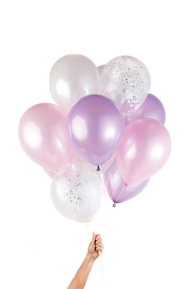 Iridescent Party Balloons- So cute! - See more iridescent hologram party ideas on B. Lovely Events