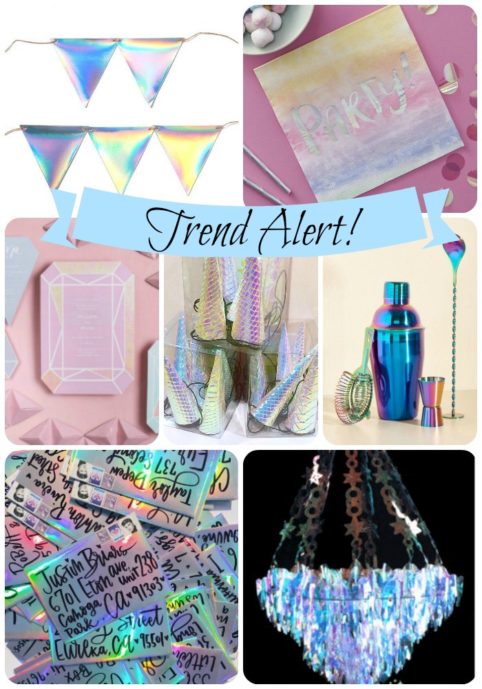 Trend Alert! Iridescent and holographic Parties