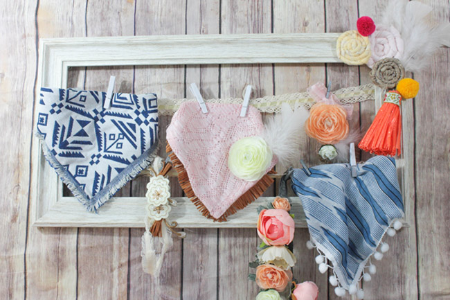 BOHO baby gift ideas - See how to make these lovelies on B. Lovely Events