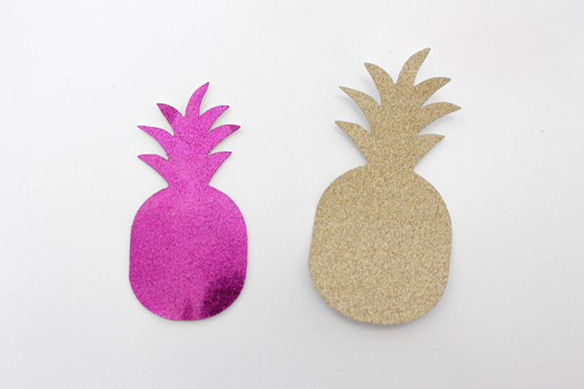 DIY Shimmer Pineapples- B. Lovely Events
