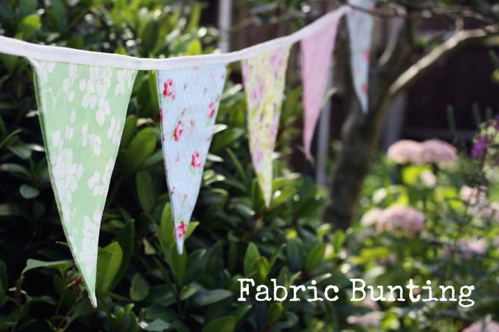 DIY Wedding bunting banner