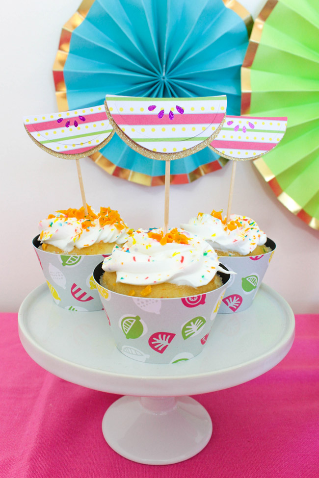 These are the cutest Watermelon Cupcakes! - B. Lovely Events