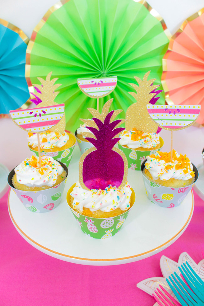 Tutti Frutti Cupcakes- B. Lovely Events