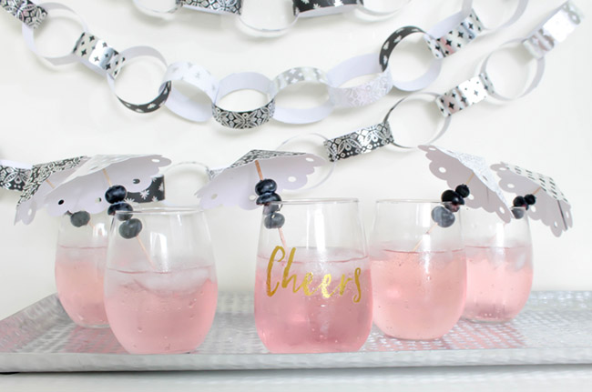 DIY Drink Umbrellas! Learn how to make them on B. Lovely Events!