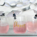 DIY Drink Umbrellas & paper chains! Learn how to make them on B. Lovely Events!