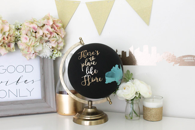 DIY Australian Home Decor- There is No place like home -See how to make this and more on B. Lovely Events